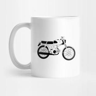 Honda Super90 Black Outline Mug